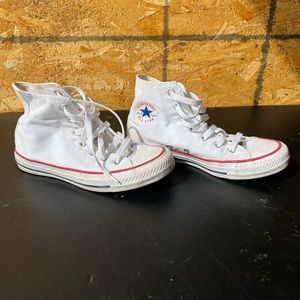Converse White High Tops